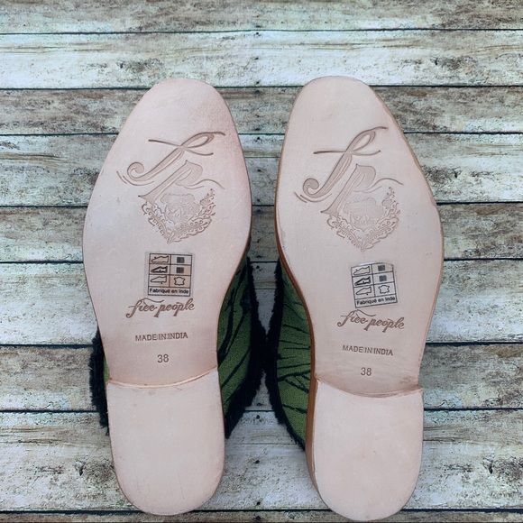 Free people butterfly faux fur lined mule - Picture 13 of 15